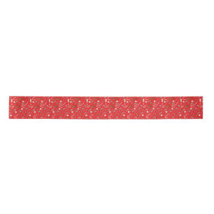 Golf Christmas Party for Woman Golfer Satin Ribbon