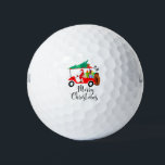 Golf christmas Santa Claus riding golf cart golfer Golf Balls<br><div class="desc">Wishing all the best to golfers this holiday season! Santa Claus himself is an avid golfer, and was even spotted riding around in a golf cart recently. May your courses be green and your putts be true. Merry Christmas! Gifts for Coach, Instructor, teacher, friends, mum, dad, girlfriend/boyfriend, co-worker, hostess, neighbour,...</div>