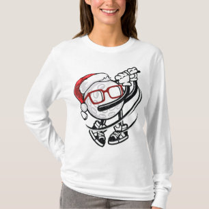 Golf Christmas Santa Hat Funny Golfer Gift T-Shirt