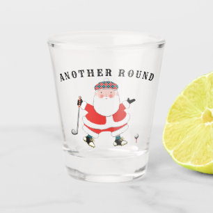 Golf Christmas Shot Glass