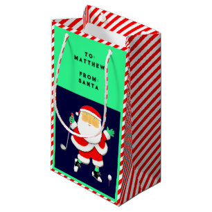 Golf Christmas Small Gift Bag