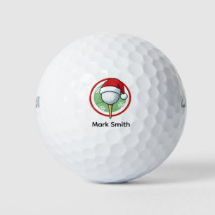 Golf Christmas themed Balls
