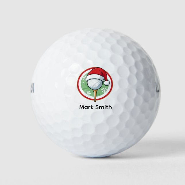 Golf Christmas themed Balls (Front)