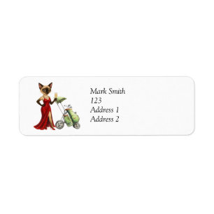 Golf Christmas themed for Cat Lover Golfer Golfing