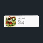 Golf Christmas themed for Cat Lover Golfer Golfing<br><div class="desc">Add a festive touch to your gifts with this Golf Christmas Cat Lover Golfer Golfing label. Featuring a charming cat golfer in a holiday setting,  this label is perfect for golf lovers and cat enthusiasts,  making your holiday presents extra special and personalised.</div>