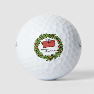Golf Christmas themed for Golfer Golf Balls