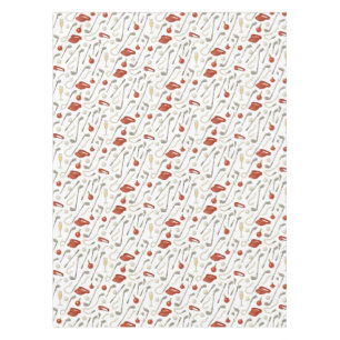 Golf Christmas themed for golfer party Tablecloth