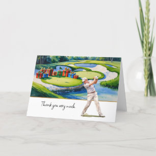 Golf  Christmas themed for golfer thank you gifts
