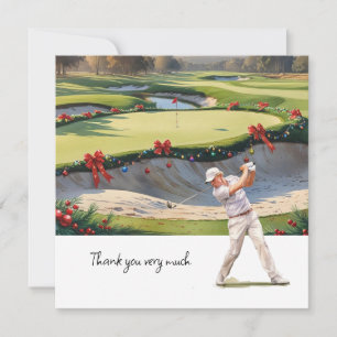 Golf  Christmas themed for golfer thank you gifts