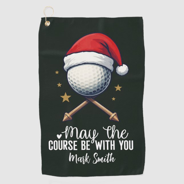 Golf Christmas themed for Golfer  Towel (Front)