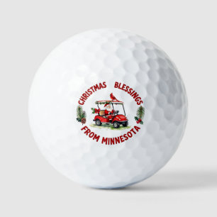 Golf Christmas Themed for Minnesota Balls