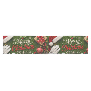 Golf Christmas themed Short Table Runner
