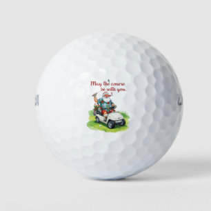 Golf Christmas themed  with Santa Claus Balls