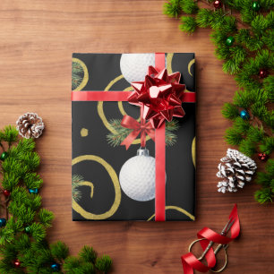 Golf Christmas themed  Wrapping Paper