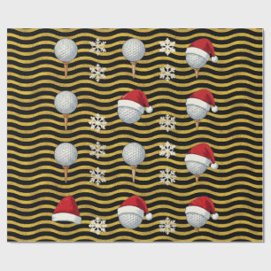 Golf Christmas themed  Wrapping Paper