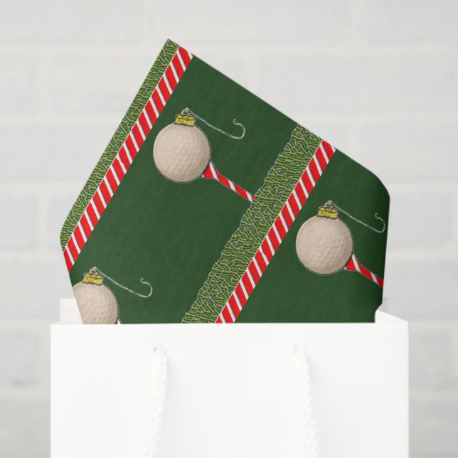 Golf Christmas Tissue Paper (Gift Bag)