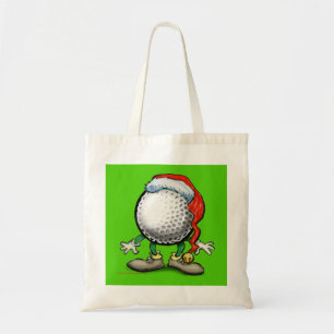 Golf Christmas Tote Bag