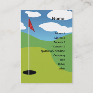 Golf - Chubby Business Card