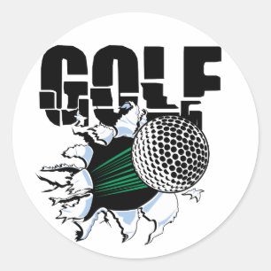 GOLF CLASSIC ROUND STICKER