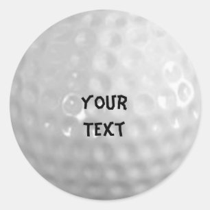 Golf Classic Round Sticker