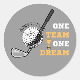 GOLF  CLASSIC ROUND STICKER