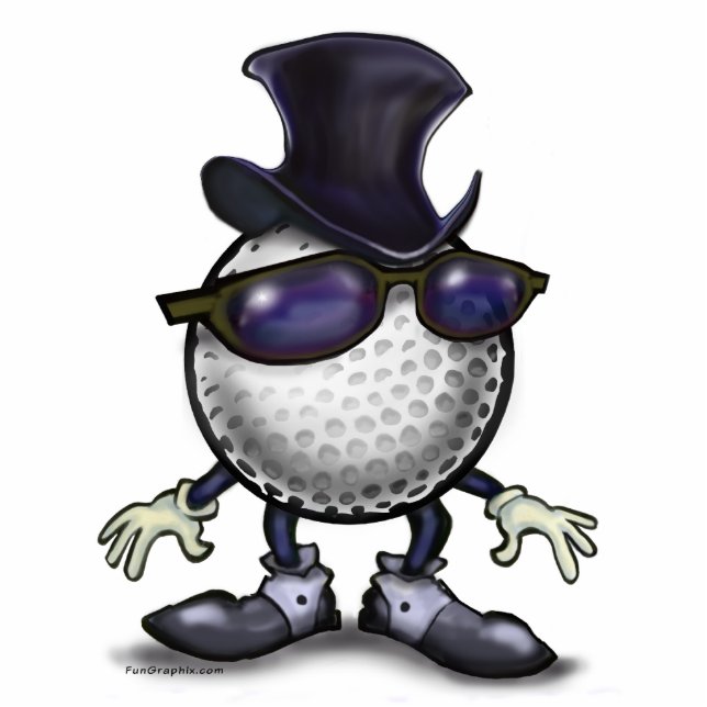 Golf Classic Standing Photo Sculpture (Front)