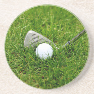 Golf Club and Golf Ball Coaster