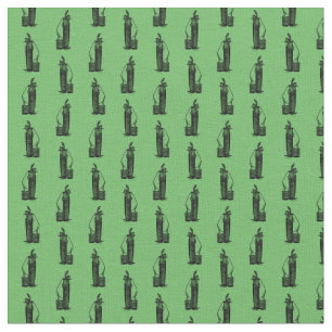 Golf Club Bags Vintage Golfing Art CUSTOM BG COLOR Fabric