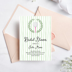 Golf Club Bridal Shower Invitation