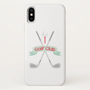 Golf Club iPhone X Case