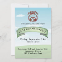Golf Club Charity Tournament Logo Photo