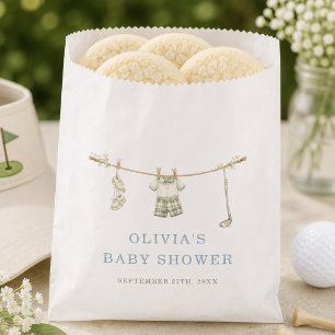 Golf Club Clothesline Baby Shower Favour Bags