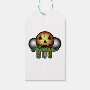 Golf Club Course Halloween Golfer Retirement Gift Tags