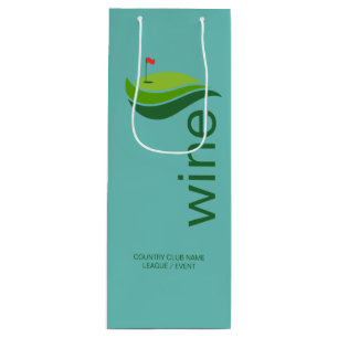 Golf Club/Event Party Wine Gift Bag