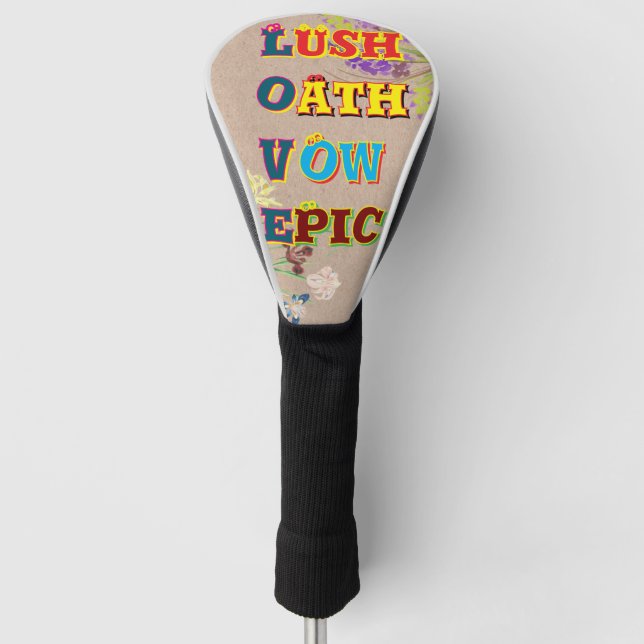 Golf club  golf head cover (Front)