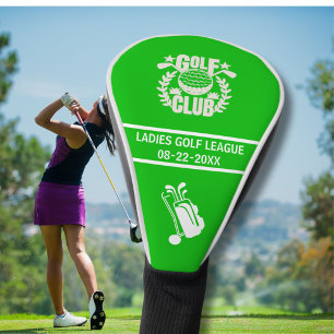 Golf Club Ladies League Logo Personalise Golf Head Cover