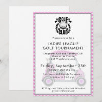 Golf Club Ladies League Tournament Logo 