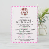 Golf Club Ladies League Tournament Logo