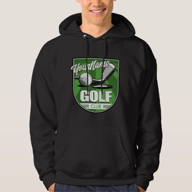 Golf Club NAME Pro Golfer Player Personalised   Hoodie (Front)