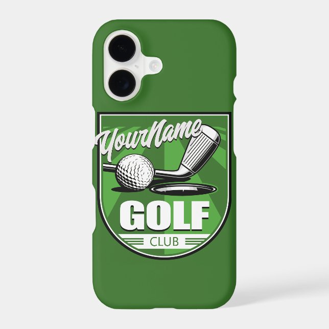 Golf Club NAME Pro Golfer Player Personalised   iPhone Case (Back)