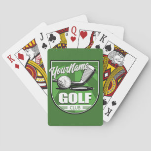 Golf Club NAME Pro Golfer Player Personalised Playing Cards