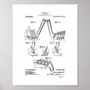 Golf Club Patent Poster