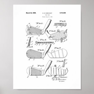 Golf Club Patent Poster