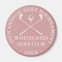 Golf Club Tournament Custom Dusty Rose Pink
