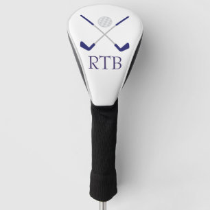 Golf Clubs and Ball Personalised Golf Head Cover