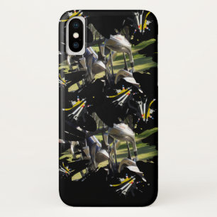 Golf Clubs And Tees Pop Art, iPhone X Case