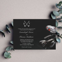 Golf Clubs Elegant Wedding Monogrammed