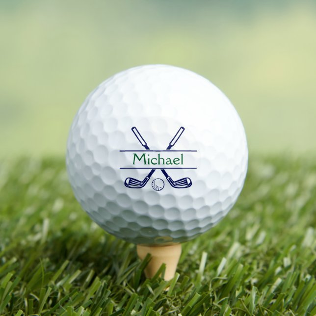 Golf Clubs Personalised Balls (Insitu Tee)