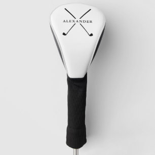 Golf Clubs Personalised Name Gift Head Cover
