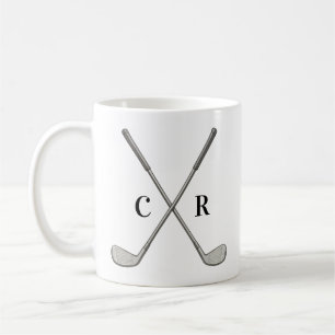 Golf Clubs Personalized Coffee Mug